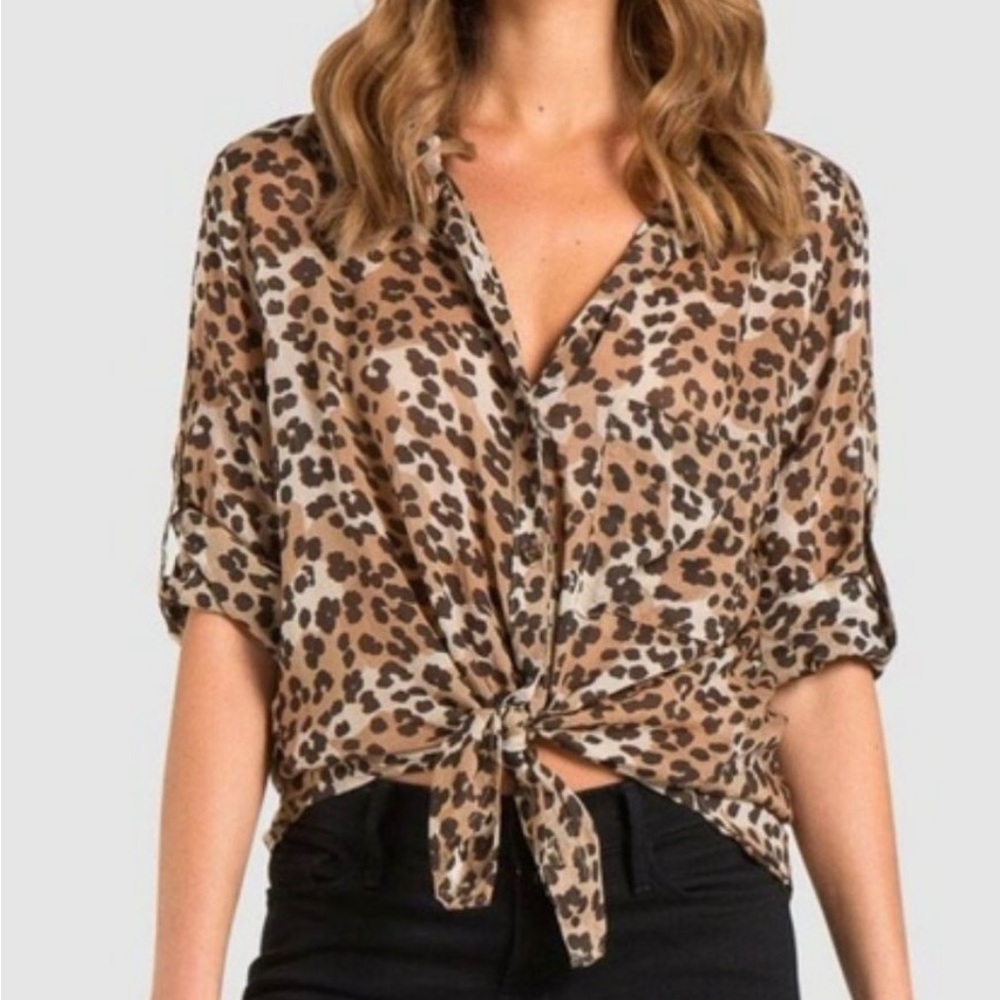 Bella Dahl Leopard Shirt